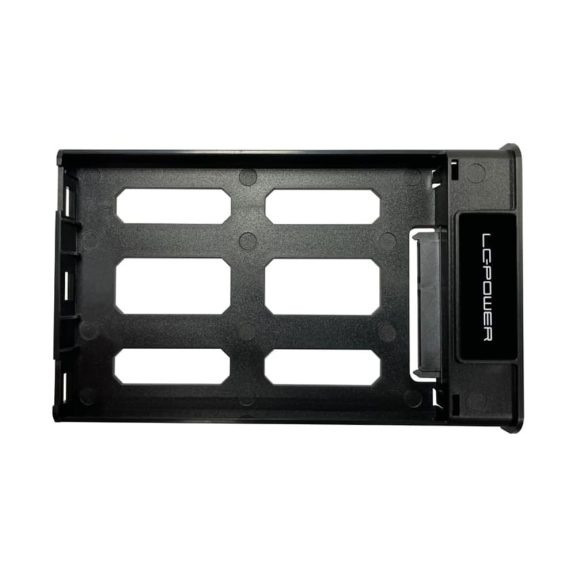 LC-Power LC-25U3-C4 alumínium külső ház 2,5″ SATA HDD/SSD-hez, fekete színben
