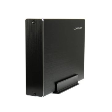 LC-Power LC-35U3-Becrux külső 3,5"-os HDD ház, USB 3.0, alumínium, fekete