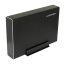 LC-Power LC-35U3-Becrux-C1 3.5” külső merevlemez ház, USB 3.2 Type-C, fekete alumínium kivitelben.