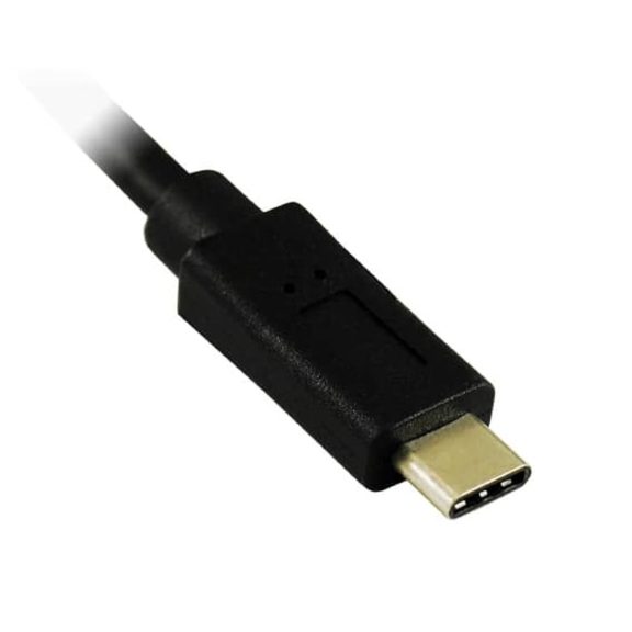 LC-Power LC-35U3-Becrux-C1 3.5” külső merevlemez ház, USB 3.2 Type-C, fekete alumínium kivitelben.