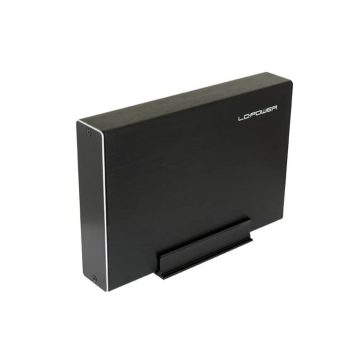 LC-Power LC-35U3-Becrux külső 3,5"-os HDD ház, USB 3.0, alumínium, fekete