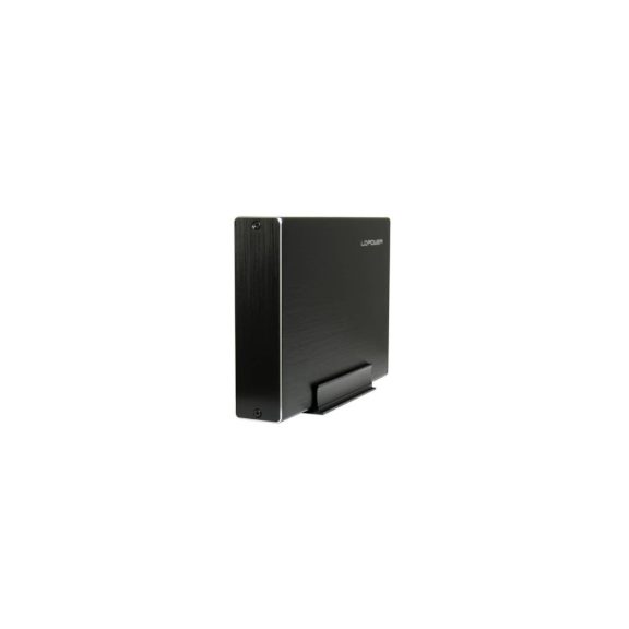 LC-Power LC-35U3-Becrux külső 3,5"-os HDD ház, USB 3.0, alumínium, fekete