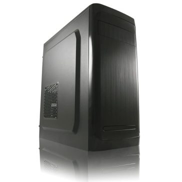LC-Power 7034B fekete ATX irodai számítógépház oldalsó szellőzőnyílással