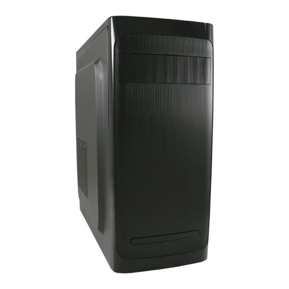 LC-Power 7034B fekete ATX irodai számítógépház oldalsó szellőzőnyílással