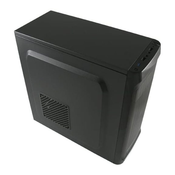 LC-Power 7034B fekete ATX irodai számítógépház oldalsó szellőzőnyílással