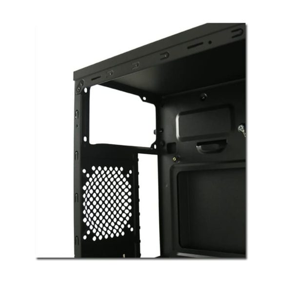 LC-Power 7034B fekete ATX irodai számítógépház oldalsó szellőzőnyílással