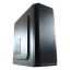 LC-Power 7039B fekete ATX irodai számítógépház 4 USB-porttal