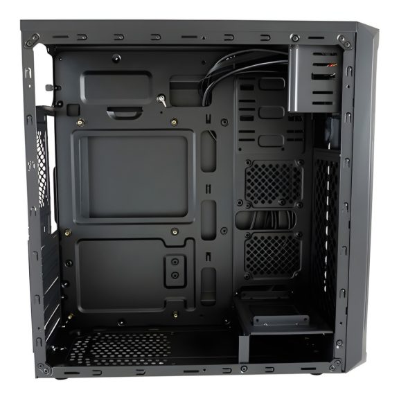 LC-Power 7039B fekete ATX irodai számítógépház 4 USB-porttal