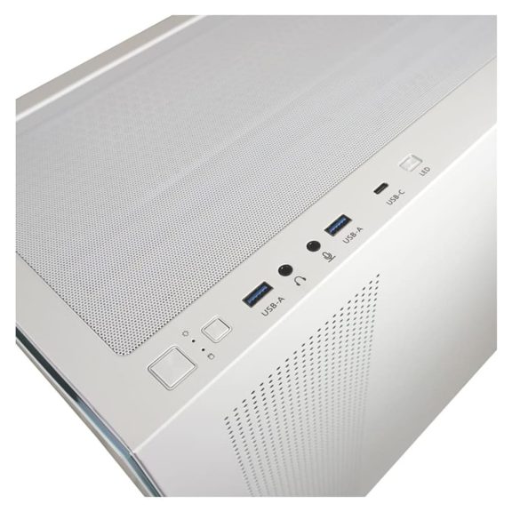 LC-Power Gaming 715W Seamless_Pale_X fehér számítógépház 4 ventilátorral