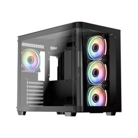   LC-Power Gaming 8001B Pro-Storm Dark ATX miditorony számítógépház, fekete - LC-8001B-ON