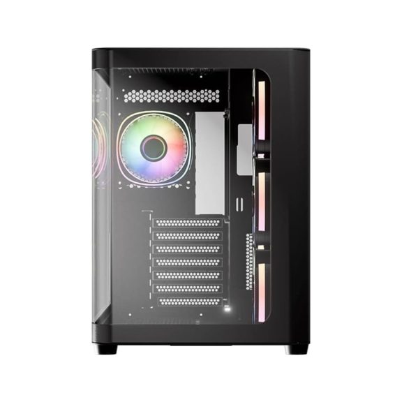 LC-Power Gaming 8001B Pro-Storm Dark ATX miditorony számítógépház, fekete - LC-8001B-ON