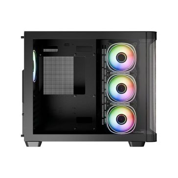   LC-Power Gaming 8001B Pro-Storm Dark ATX miditorony számítógépház, fekete - LC-8001B-ON