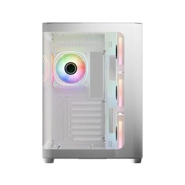   LC-Power Gaming 8001W Pro Storm Light ATX miditorony számítógépház, fehér - LC-8001W-ON