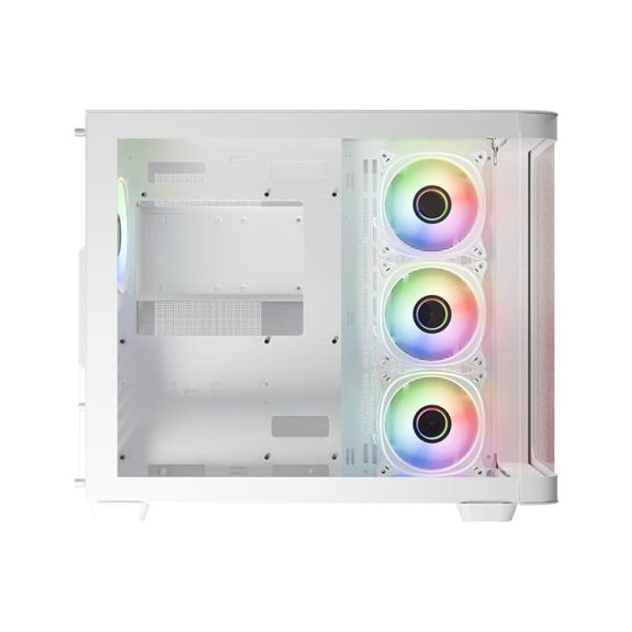 LC-Power Gaming 8001W Pro Storm Light ATX miditorony számítógépház, fehér - LC-8001W-ON
