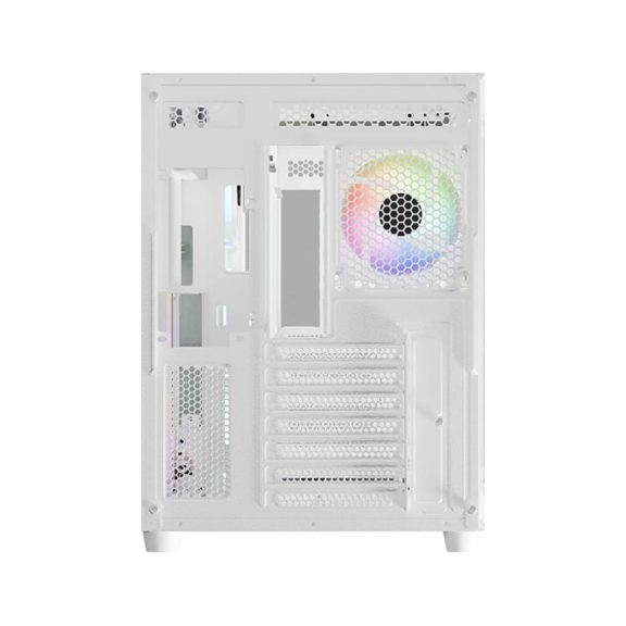 LC-Power Gaming 8001W Pro Storm Light ATX miditorony számítógépház, fehér - LC-8001W-ON