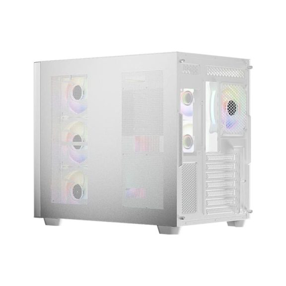 LC-Power Gaming 8001W Pro Storm Light ATX miditorony számítógépház, fehér - LC-8001W-ON