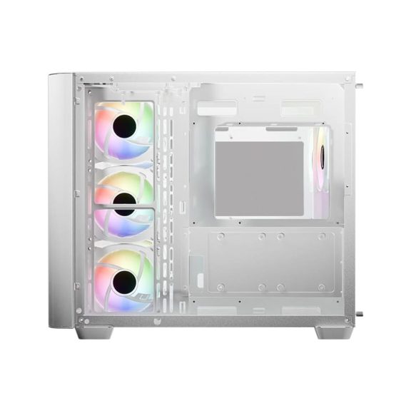 LC-Power Gaming 8001W Pro Storm Light ATX miditorony számítógépház, fehér - LC-8001W-ON