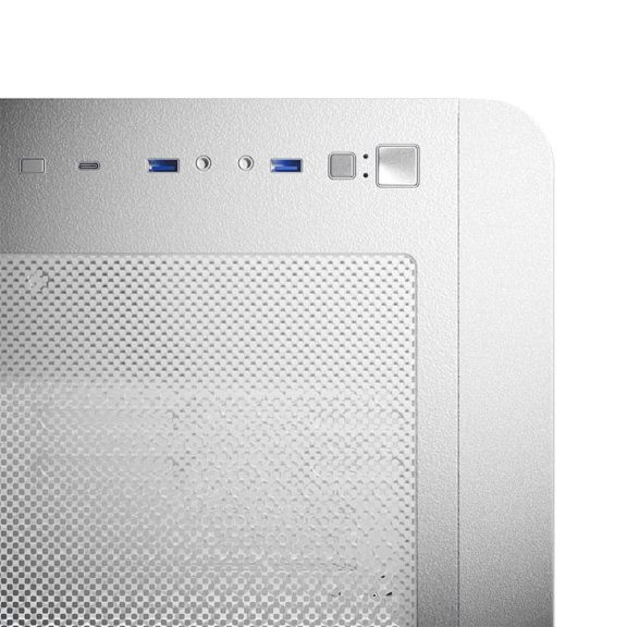 LC-Power Gaming 8001W Pro Storm Light ATX miditorony számítógépház, fehér - LC-8001W-ON