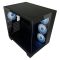 LC-Power Gaming 809B Dark Storm_X fekete ARGB számítógépház edzett üveggel