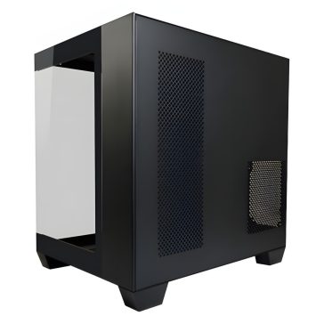 LC-Power Gaming 809B Dark Storm_X fekete ARGB számítógépház edzett üveggel
