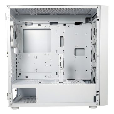   LC-Power Gaming 810W - Bright_Crawler_X ATX miditorony számítógépház, fehér - LC-810W-ON