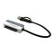 LC-Power LC-ADA-USB-SATA-25 USB 3.2 adapter 2.5" HDD és SSD csatlakoztatásához, fekete színben