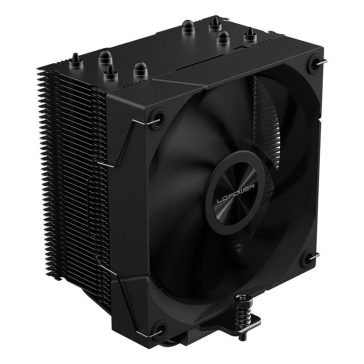 LC-Power LC-CC-120-B4 AERA Series fekete CPU hűtő 190W TDP teljesítménnyel.