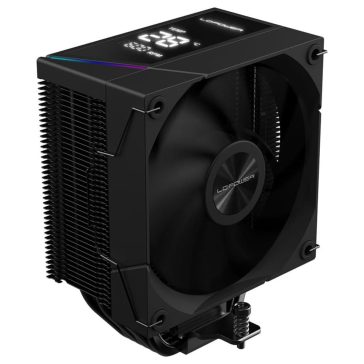 LC-Power LC-CC-120-DB6 DIGI Series CPU hűtő beépített kijelzővel.