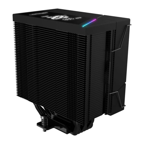 LC-Power LC-CC-120-DB6 DIGI Series CPU hűtő beépített kijelzővel.
