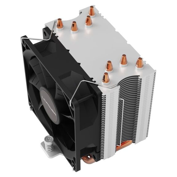 LC-Power LC-CC-95-V2 processzorhűtő, 92 mm-es ventilátorral és 165 W TDP teljesítménnyel, Intel és AMD kompatibilis.