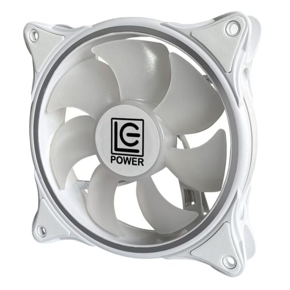 LC-Power LC-CF-120-ARGB-W fehér ARGB házventilátor 24 LED-del