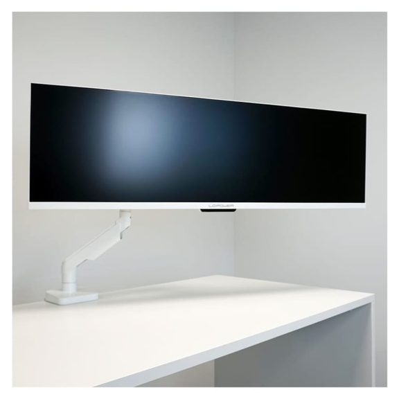 LC-Power LC-EQ-A49W FLEXX asztali monitortartó kar, 17-49", max. 20 kg, fehér