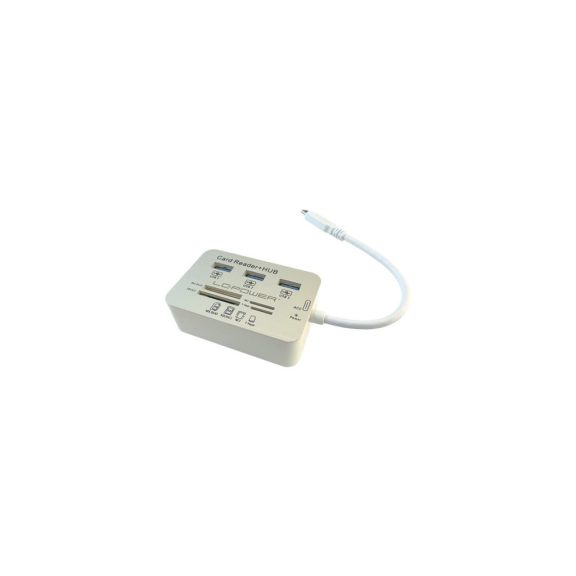 LC Power LC-HUB-C-CR 4 port USB 3.0 multi card reader