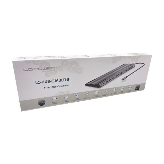 LC Power LC-HUB-C-MULTI-8 - USB elosztó