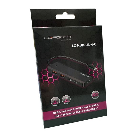 LC Power LC-HUB-U3-4-C 4 port USB 3.2