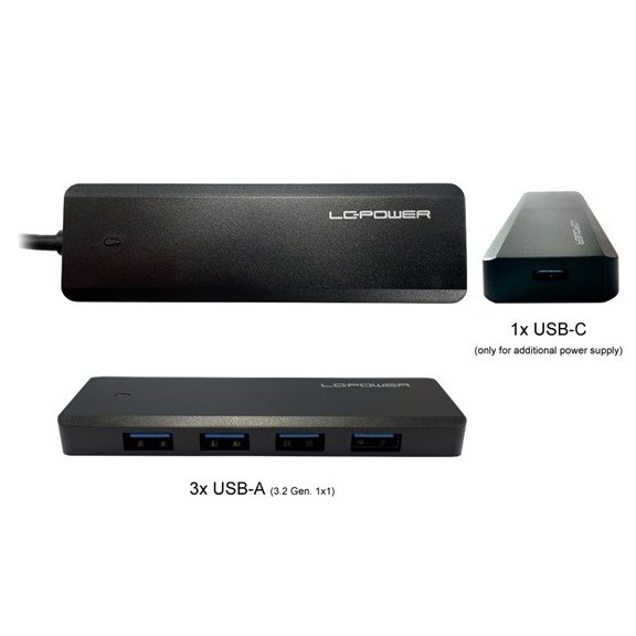 LC Power LC-HUB-U3-4-V2 4 port USB 3.2