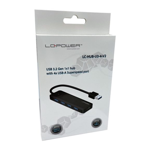 LC Power LC-HUB-U3-4-V2 4 port USB 3.2