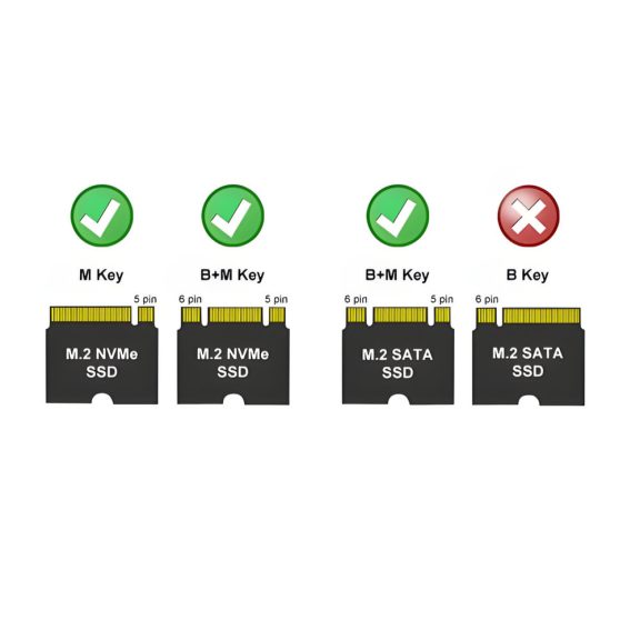 LC-Power LC-M2-C-MULTI-2 külső M.2 SSD ház, USB-C, alumínium, antracit