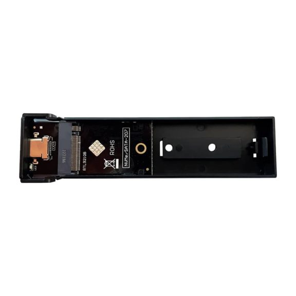 LC-Power LC-M2-C-MULTI-3 antracit alumínium M.2 SSD ház USB 3.2 Gen 2x1 csatlakozással