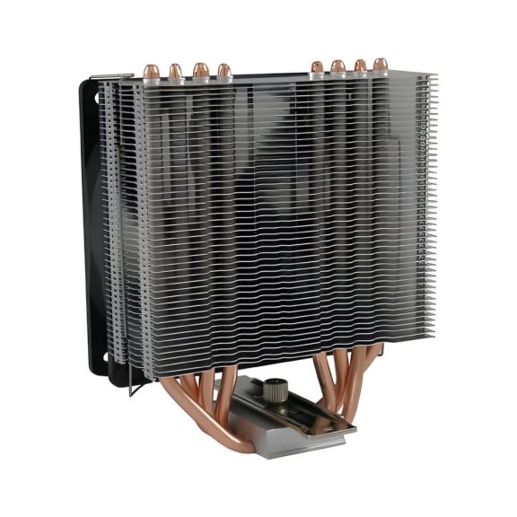 LC-Power LC-CC-120 CPU hűtő 4 réz hőcsővel és 120mm PWM ventilátorral Intel és AMD processzorokhoz