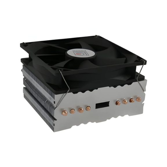 LC-Power LC-CC-120 CPU hűtő 4 réz hőcsővel és 120mm PWM ventilátorral Intel és AMD processzorokhoz