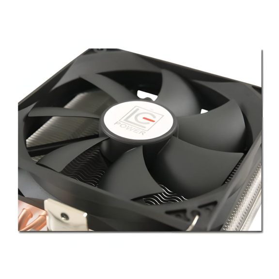 LC-Power LC-CC-120 CPU hűtő 4 réz hőcsővel és 120mm PWM ventilátorral Intel és AMD processzorokhoz