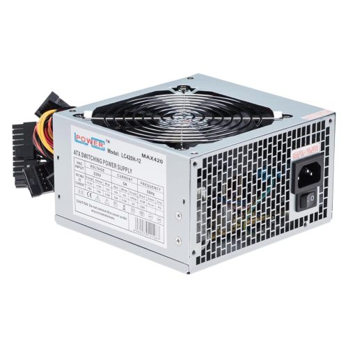 LC-Power LC420H-12 V1.3 420W ATX tápegység 120 mm ventilátorral