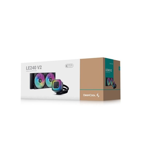 DeepCool LE240 V2 - Vízhűtés - Fekete - R-LE240-BKAMMC-G-2