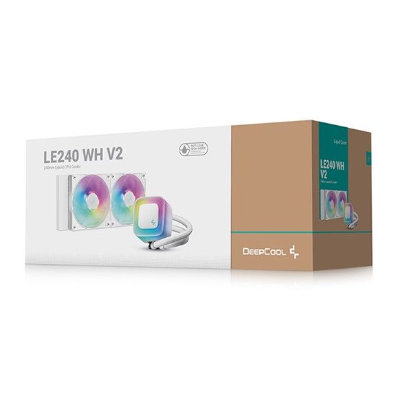 DeepCool LE240 WH V2 - Vízhűtés - Fehér - R-LE240-WHAMMC-G-2