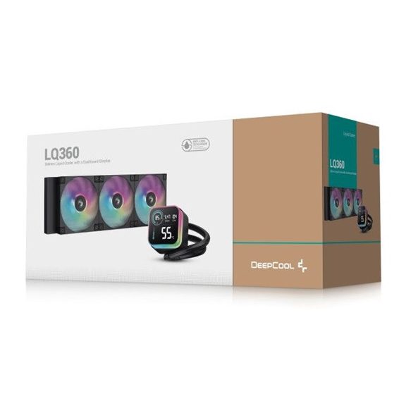 DeepCool LE360 ULTRA ARGB - Vízhűtés - Fekete -R-LQ360-BKASMC-G-1