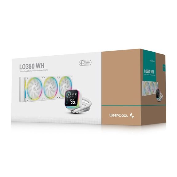 DeepCool LE360 ULTRA WH ARGB - Vízhűtés - Fehér -R-LQ360-WHASMC-G-1