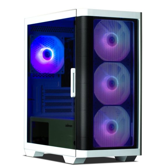 Zalman M4 White microATX minitorony számítógépház, fehér