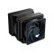 Cooler Master MasterAir MA824 Stealth processzorhűtő, dupla torony, 8 hőcső, 120/135 mm PWM, fekete - MAM-D8PN-318PK-R1