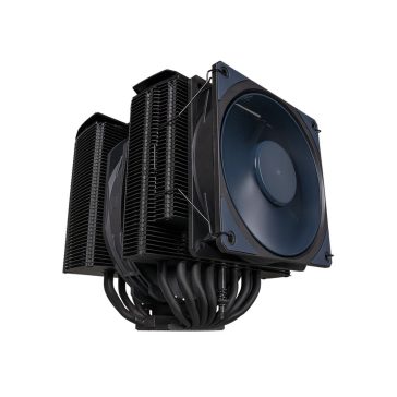   Cooler Master MasterAir MA824 Stealth processzorhűtő, dupla torony, 8 hőcső, 120/135 mm PWM, fekete - MAM-D8PN-318PK-R1